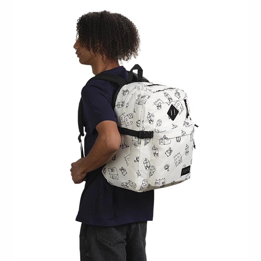 JanSport Main Campus Laptop Backpacks White | AU_JS432