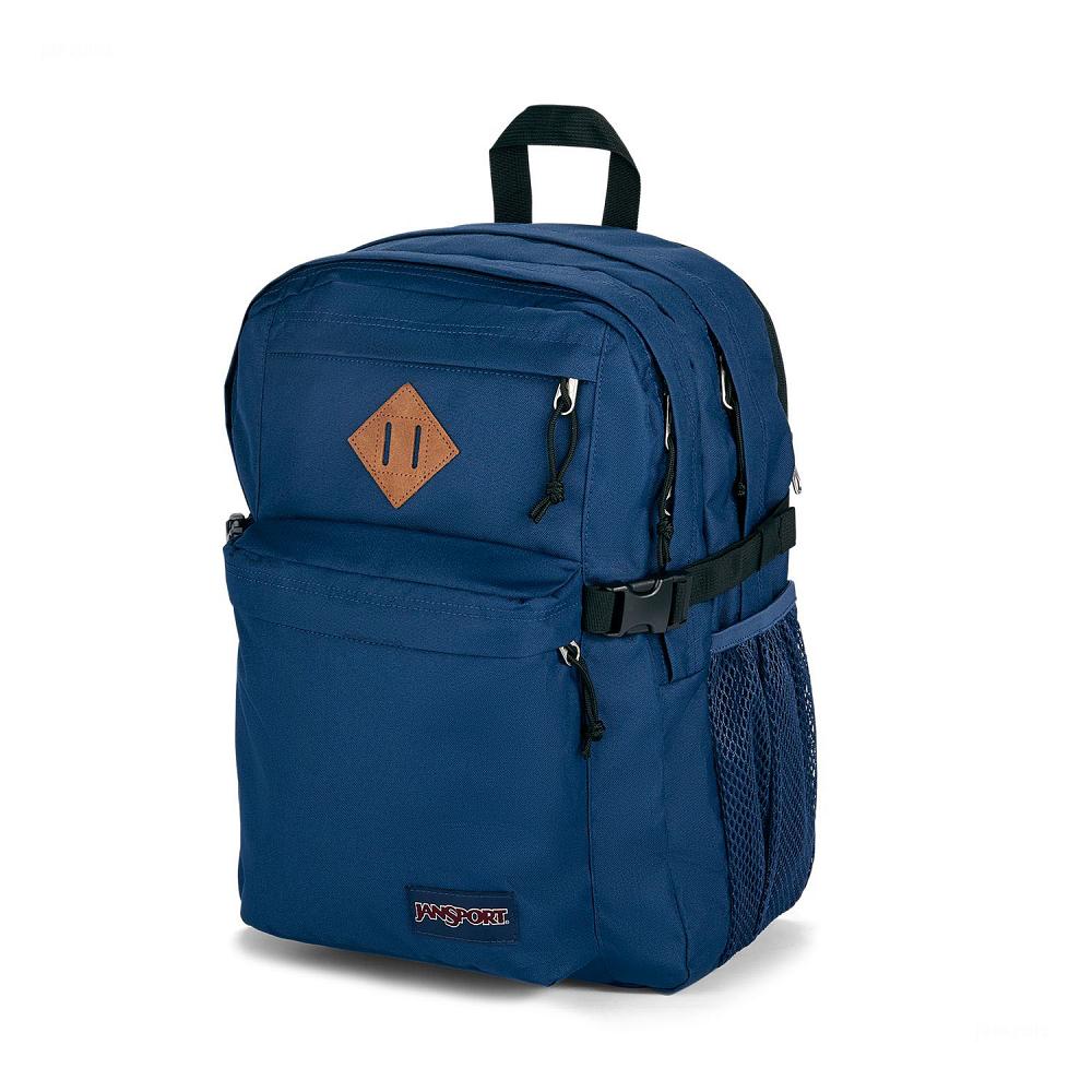 JanSport Main Campus School Backpacks Navy | AU_JS096