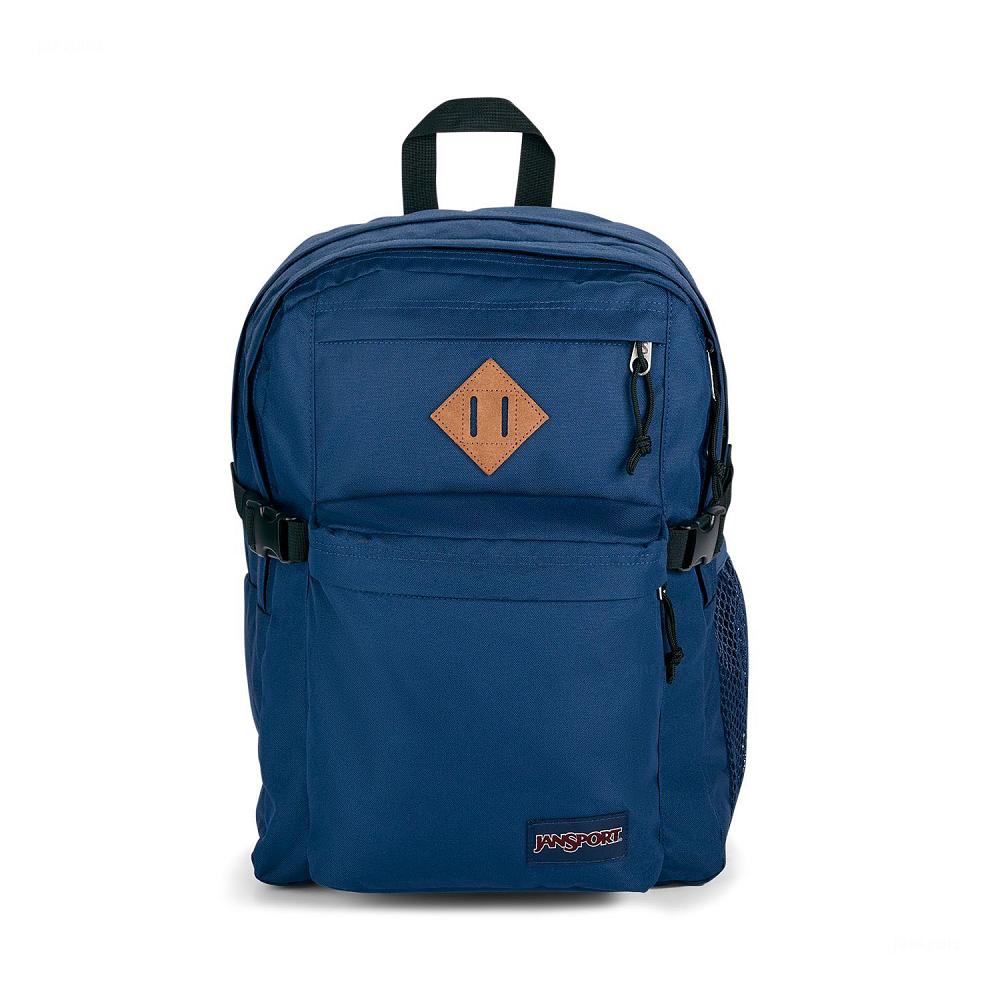 JanSport Main Campus School Backpacks Navy | AU_JS096