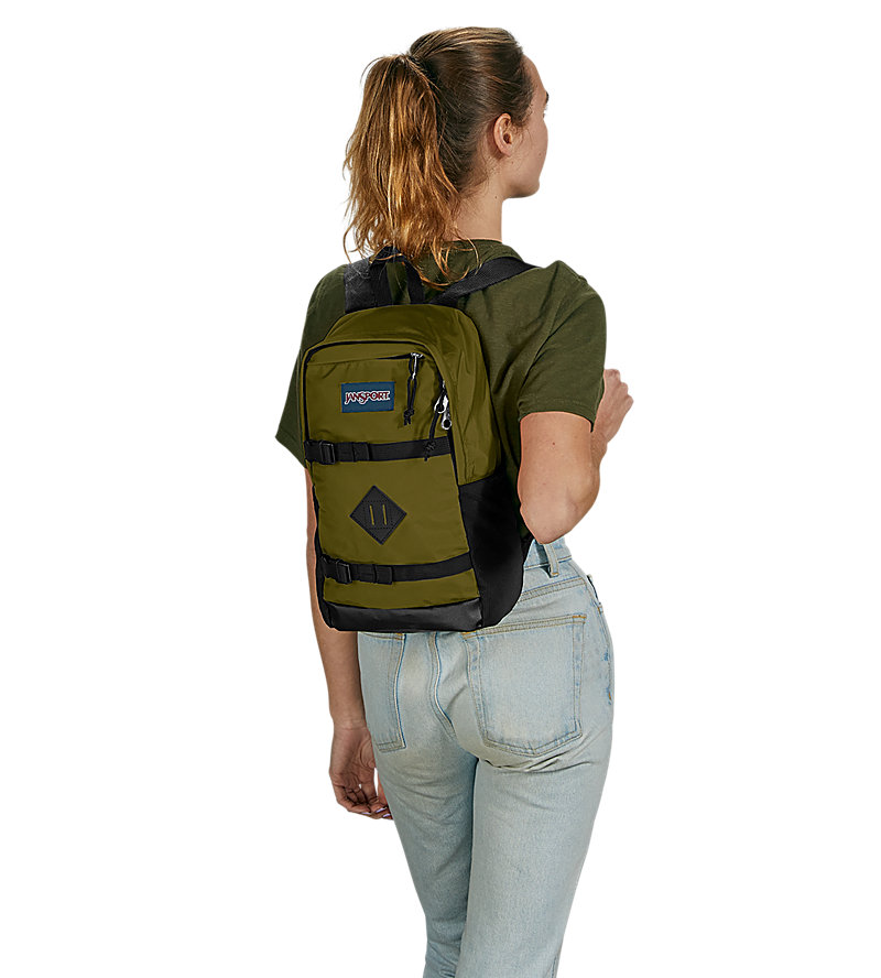 JanSport Off Campus Sling Messenger Bags Olive | AU_JS446