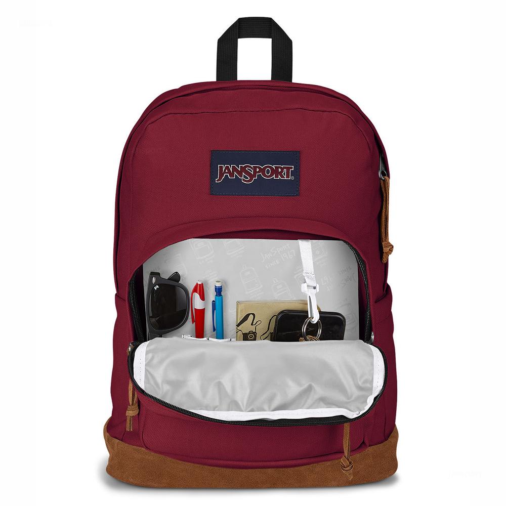 JanSport Right Pack Laptop Backpacks Burgundy | AU_JS271