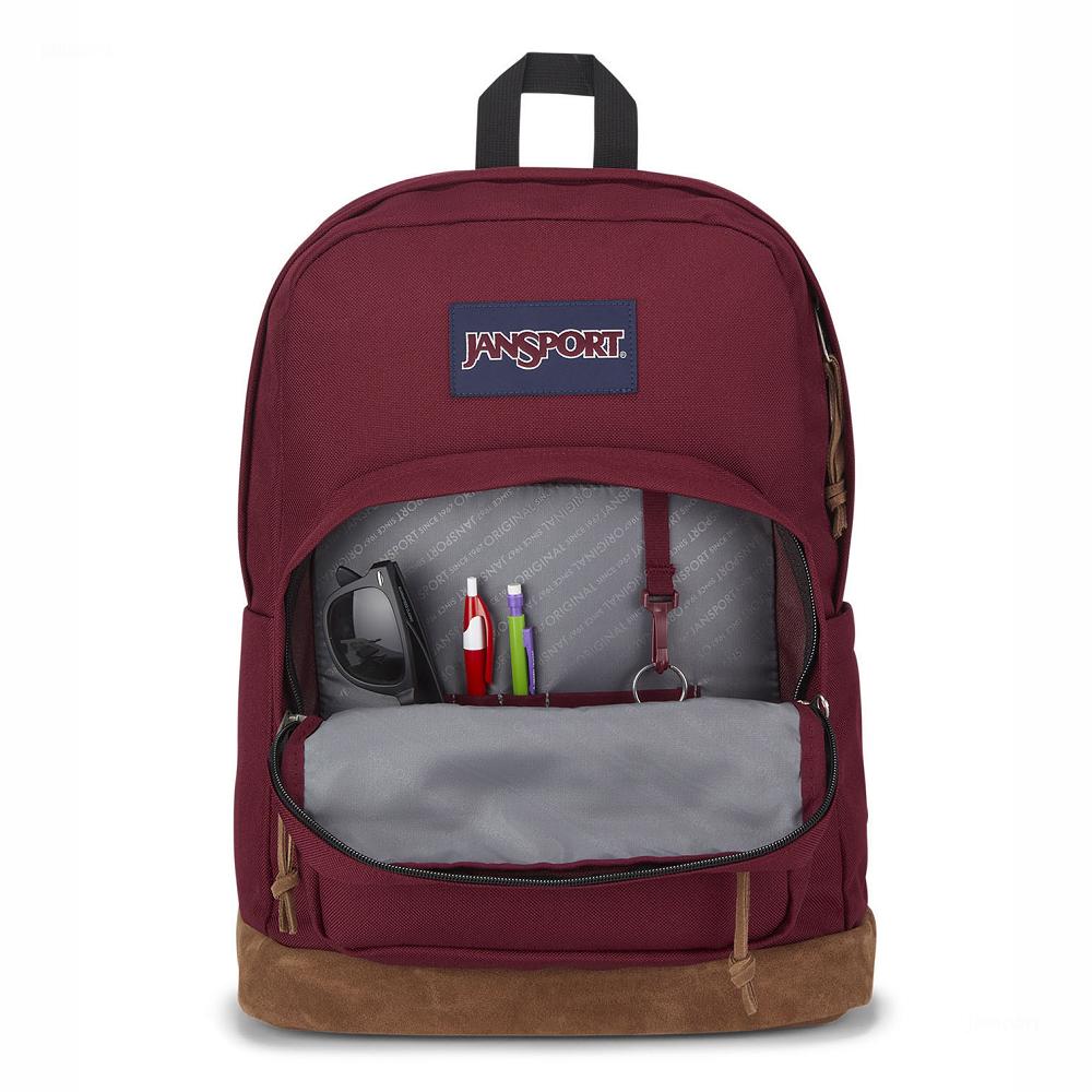 JanSport Right Pack Laptop Backpacks Burgundy | AU_JS271