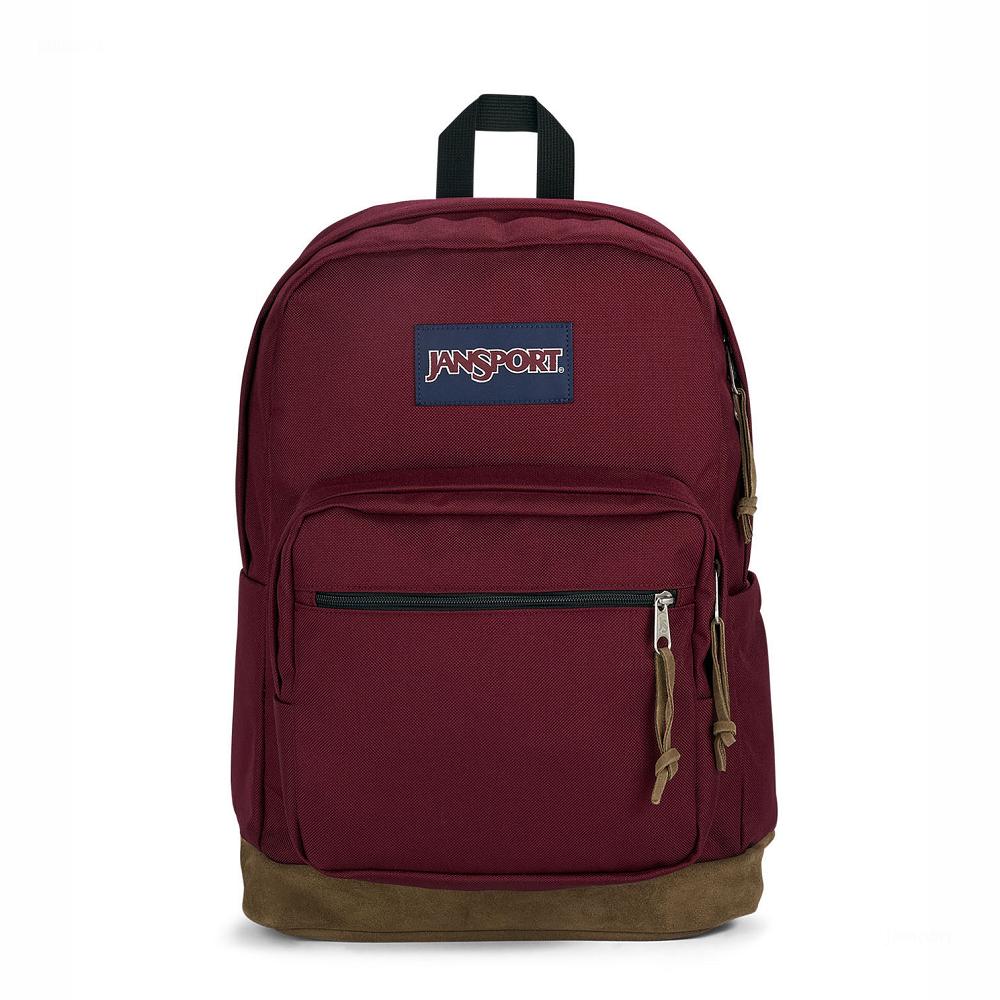 JanSport Right Pack Laptop Backpacks Burgundy | AU_JS271