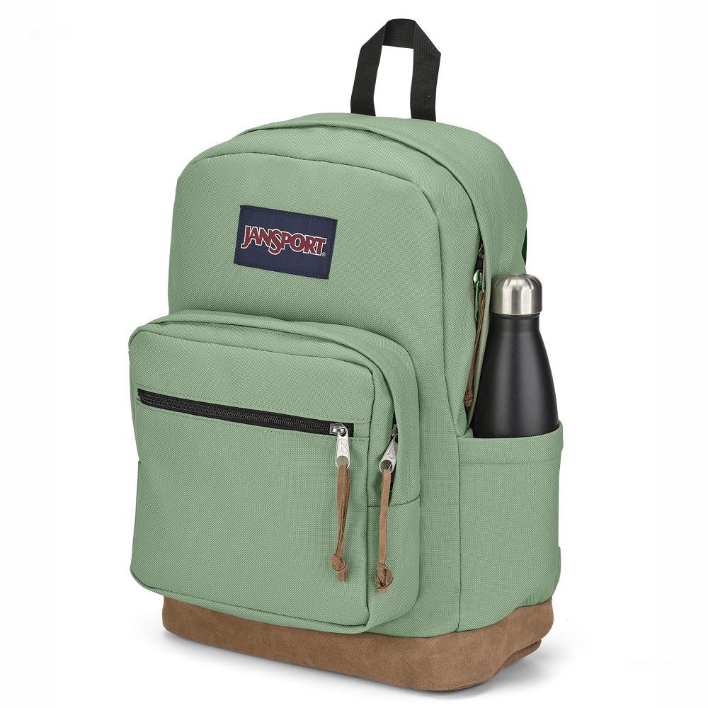 JanSport Right Pack Laptop Backpacks Green | AU_JS06B