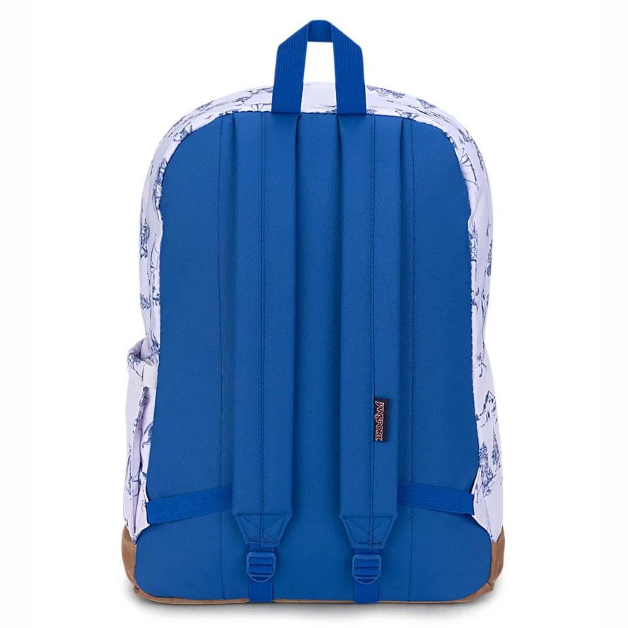 JanSport Right Pack Laptop Backpacks White / Blue | AU_JS371