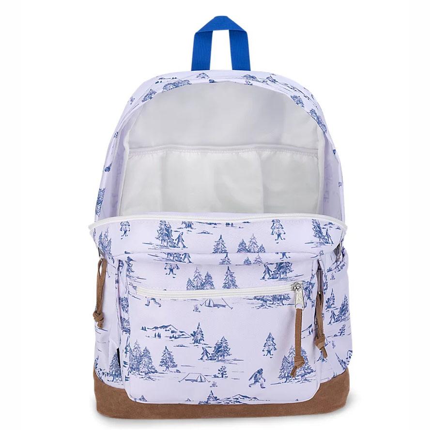 JanSport Right Pack Laptop Backpacks White / Blue | AU_JS371