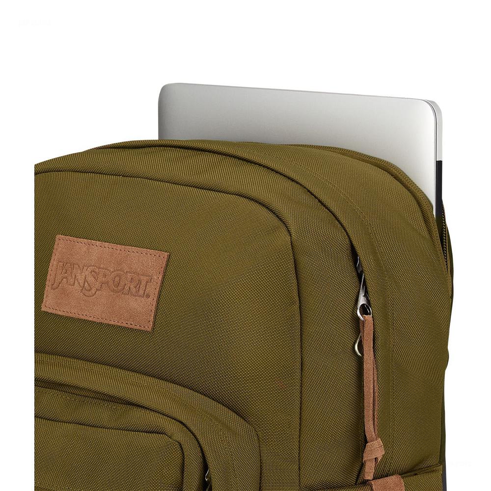 JanSport Right Pack Premium Laptop Backpacks Olive | AU_JS231