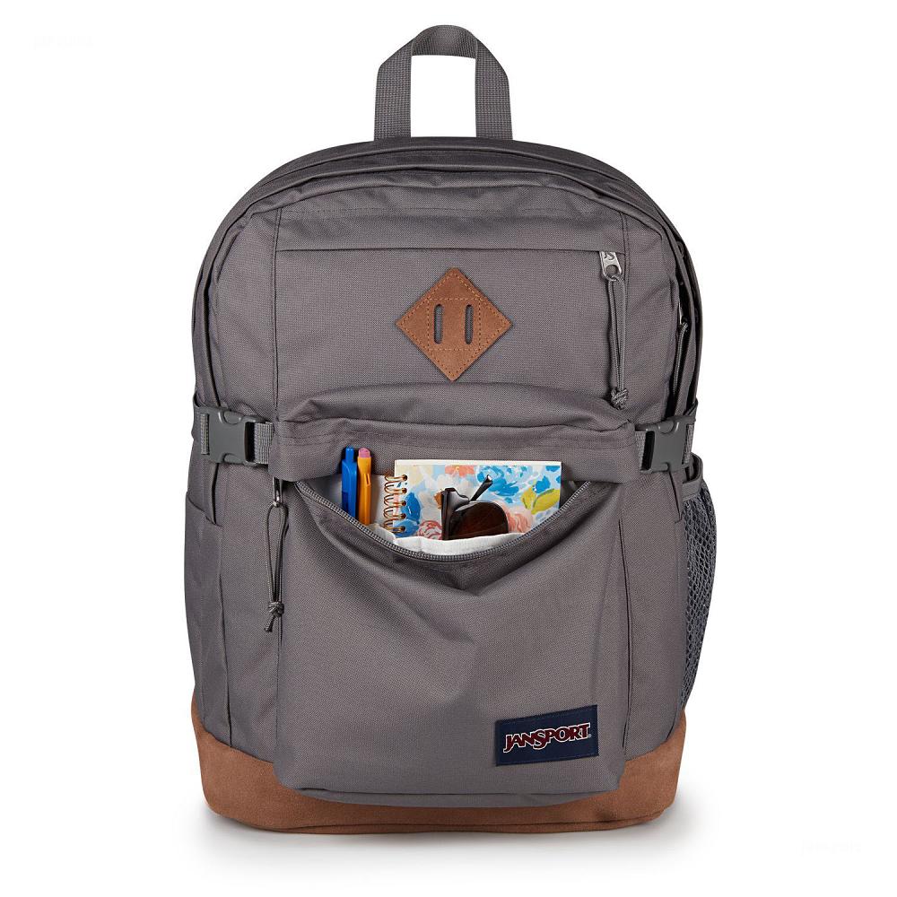 JanSport SUEDE CAMPUS Laptop Backpacks Deep Grey | AU_JS025