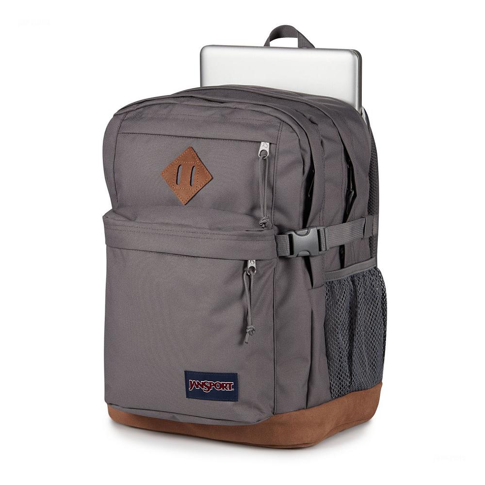 JanSport SUEDE CAMPUS Laptop Backpacks Deep Grey | AU_JS025