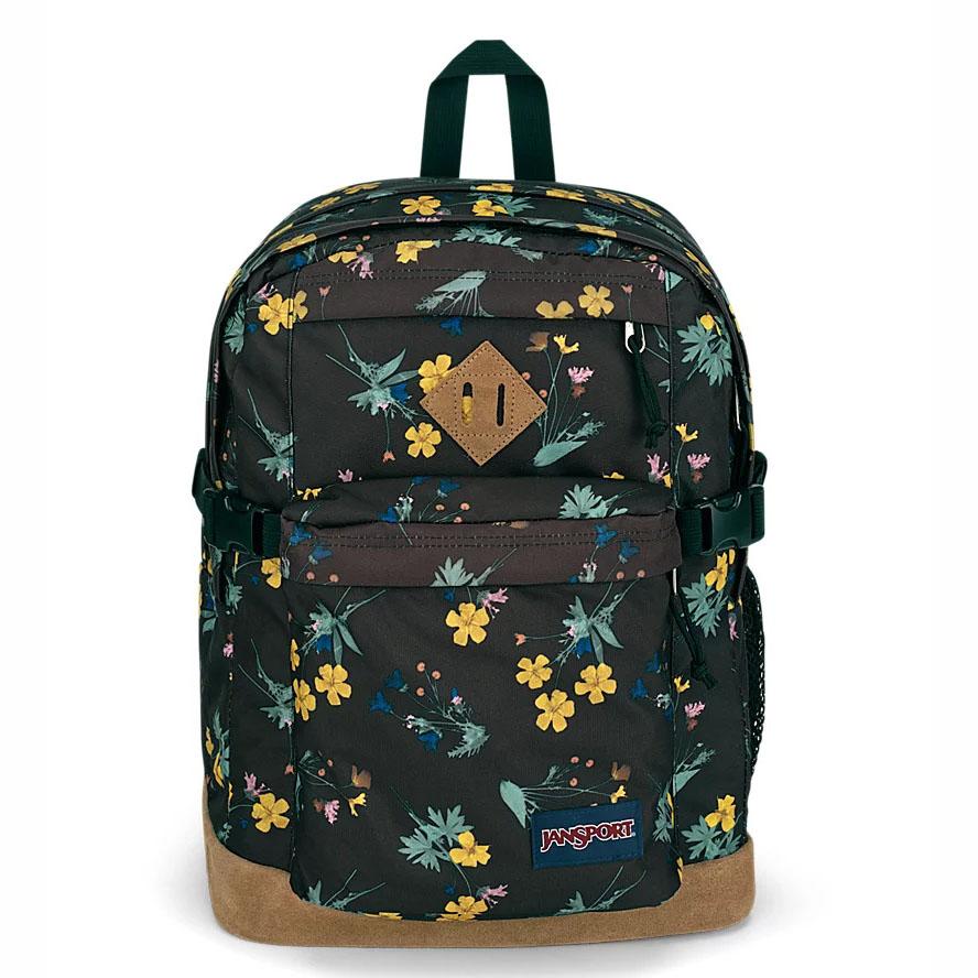 JanSport SUEDE CAMPUS School Backpacks Black / Yellow | AU_JS476