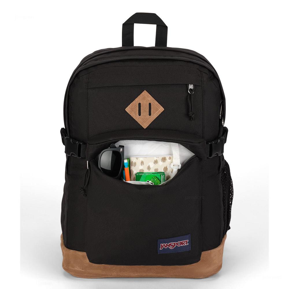 JanSport SUEDE CAMPUS School Backpacks Black | AU_JS527