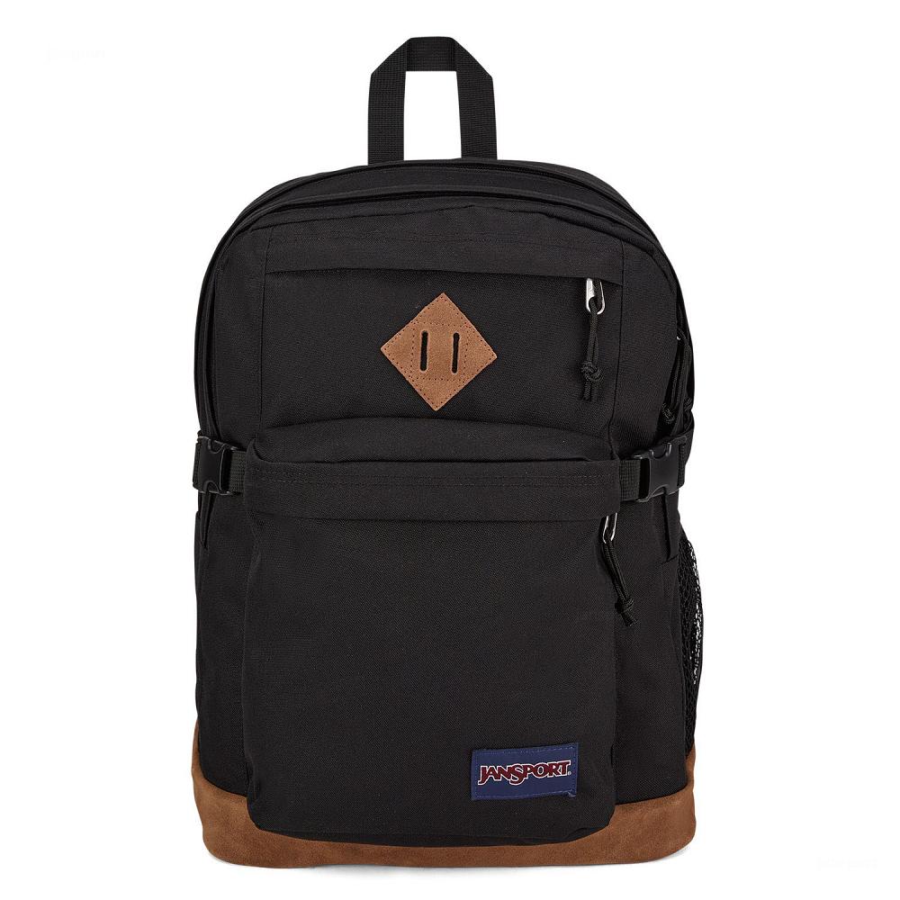 JanSport SUEDE CAMPUS School Backpacks Black | AU_JS527