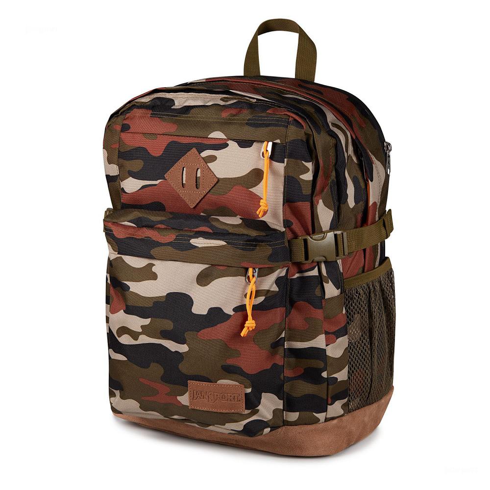 JanSport SUEDE CAMPUS School Backpacks Camo | AU_JS545