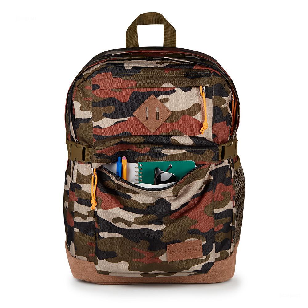 JanSport SUEDE CAMPUS School Backpacks Camo | AU_JS545