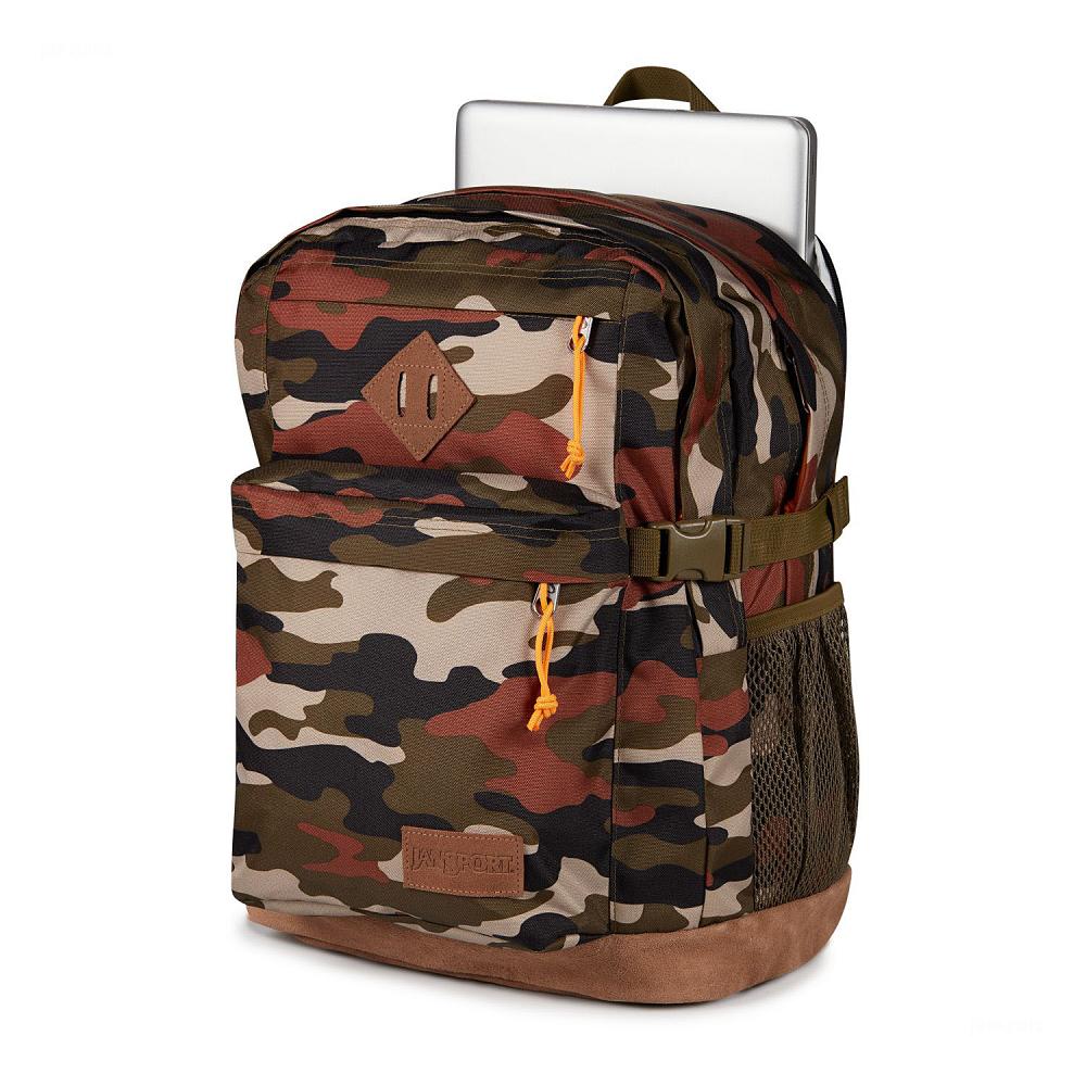 JanSport SUEDE CAMPUS School Backpacks Camo | AU_JS545