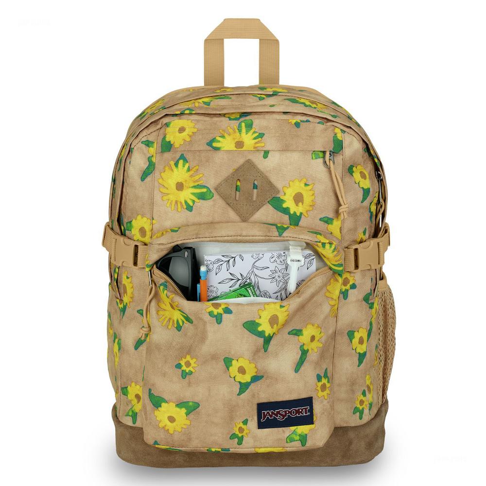 JanSport SUEDE CAMPUS School Backpacks Khaki | AU_JS047