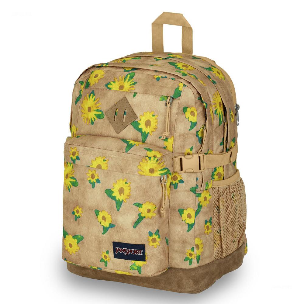 JanSport SUEDE CAMPUS School Backpacks Khaki | AU_JS047