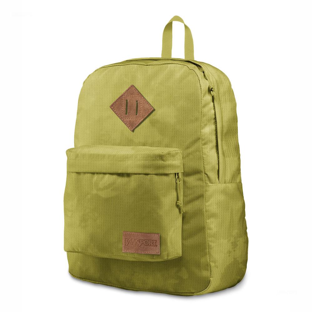 JanSport SUPERBREAK PLUS FX Laptop Backpacks Green | AU_JS166