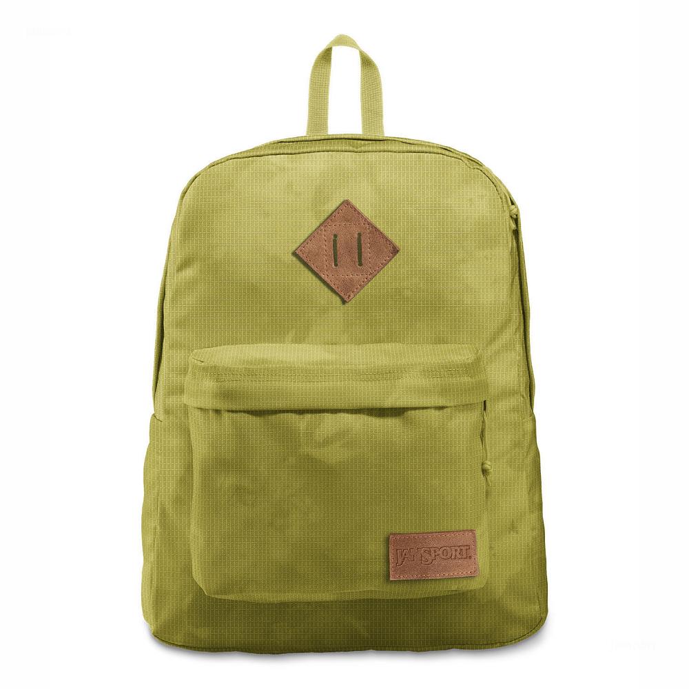 JanSport SUPERBREAK PLUS FX Laptop Backpacks Green | AU_JS166