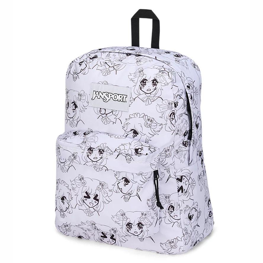 JanSport SuperBreak® Plus Laptop Backpacks White | AU_JS012