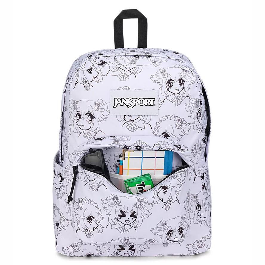 JanSport SuperBreak® Plus Laptop Backpacks White | AU_JS012