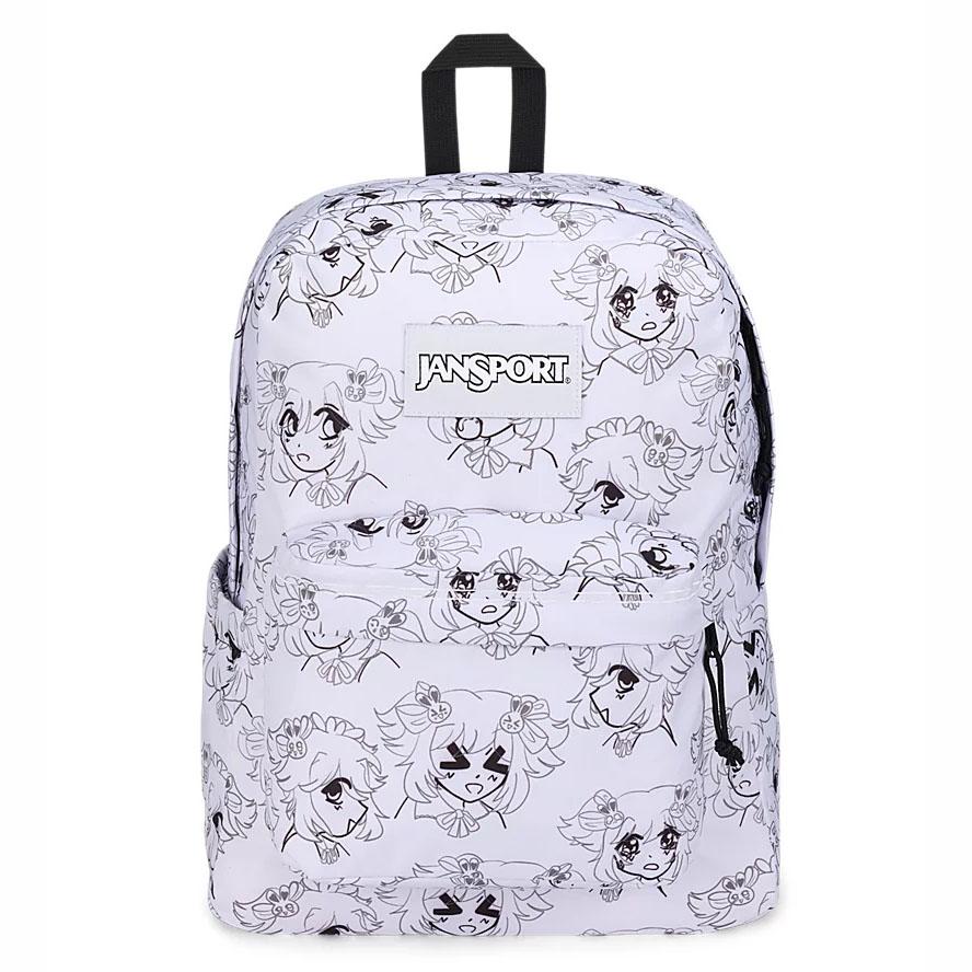 JanSport SuperBreak® Plus Laptop Backpacks White | AU_JS012