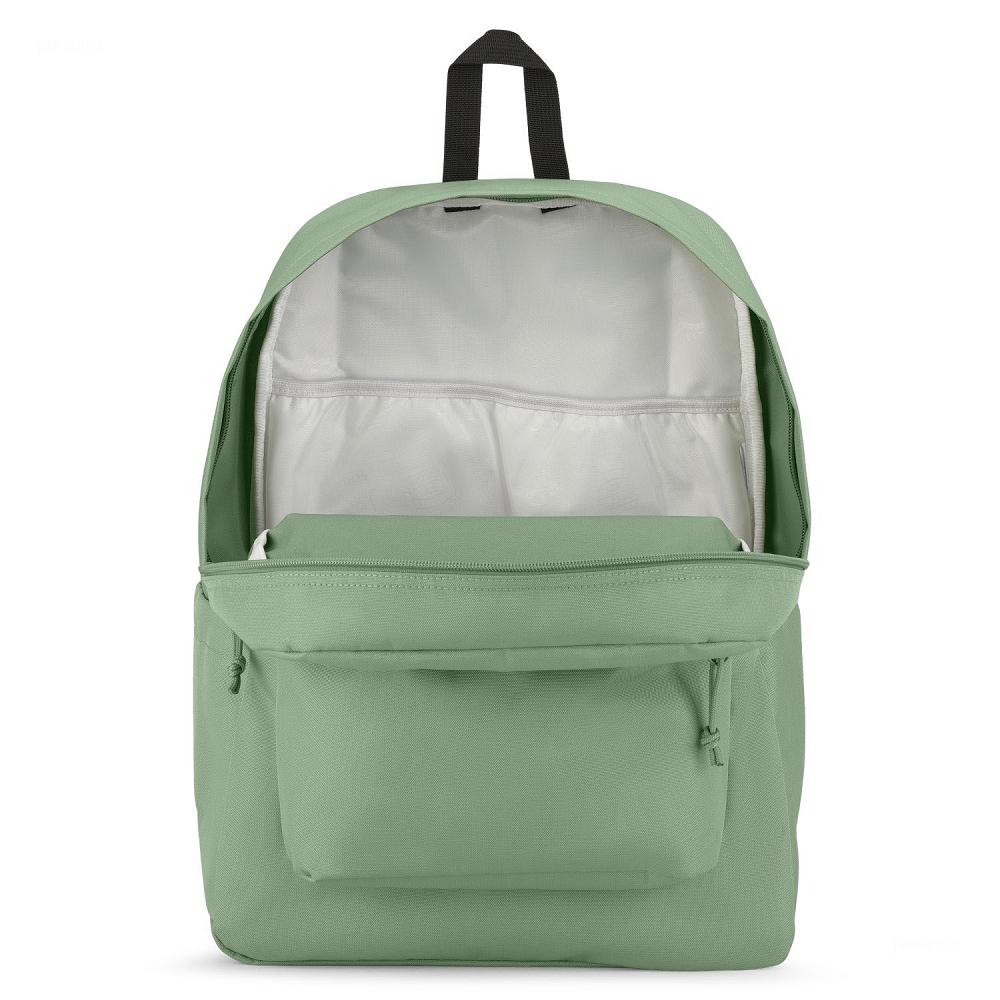 JanSport SuperBreak® Plus Laptop Backpacks Green | AU_JS094