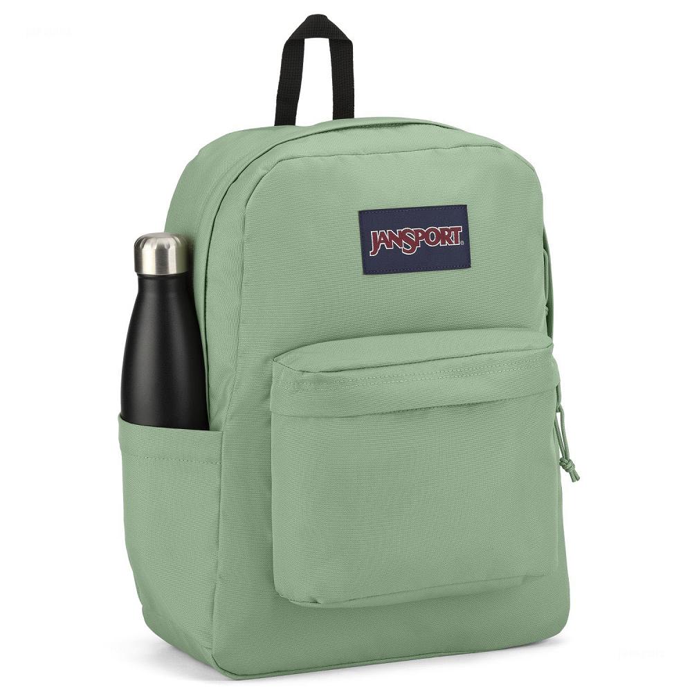 JanSport SuperBreak® Plus Laptop Backpacks Green | AU_JS094