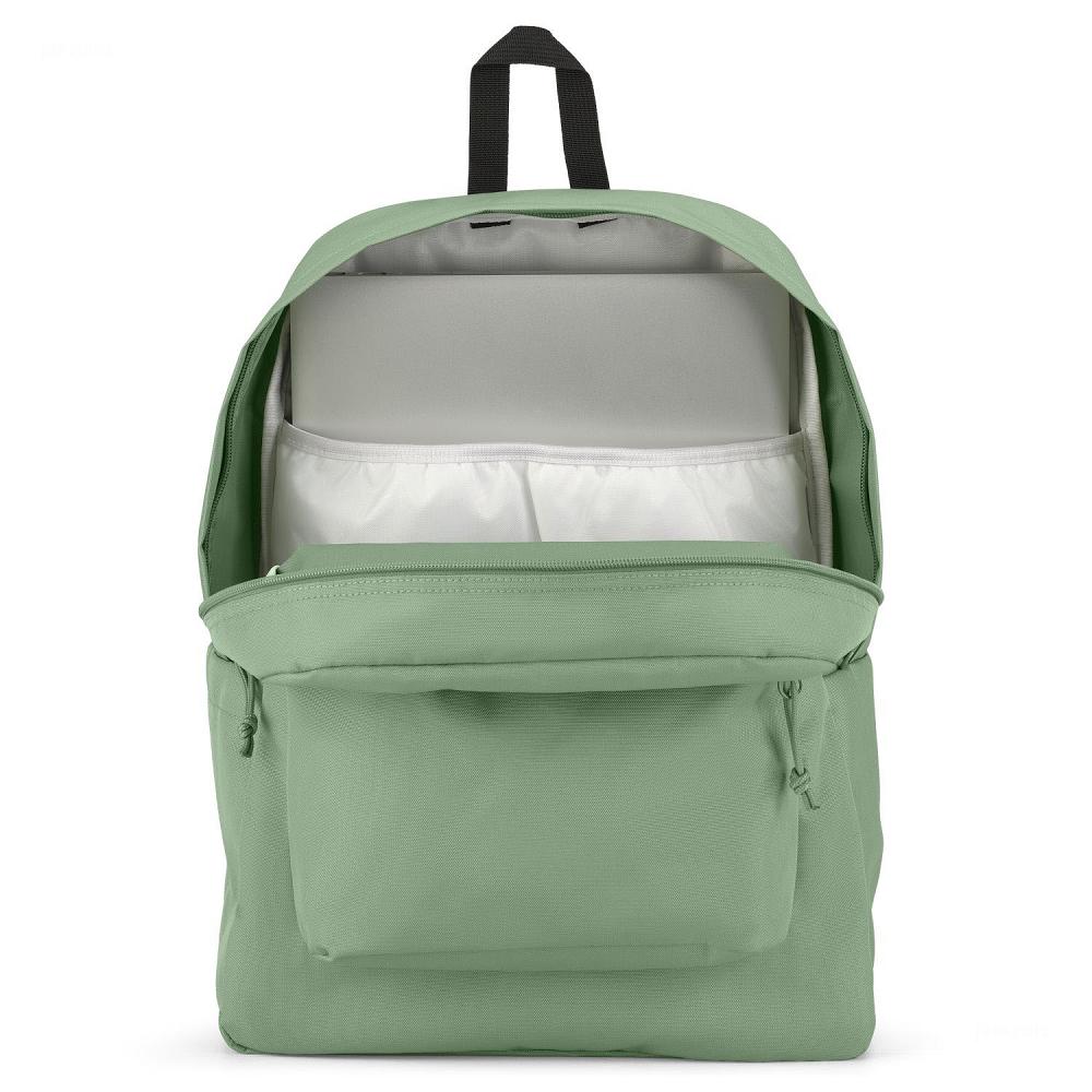 JanSport SuperBreak® Plus Laptop Backpacks Green | AU_JS094