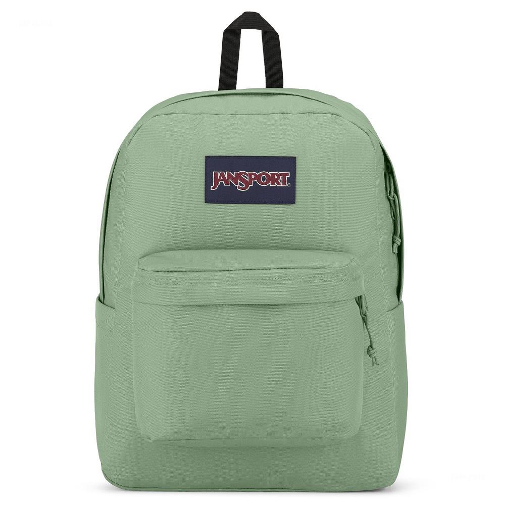 JanSport SuperBreak® Plus Laptop Backpacks Green | AU_JS094