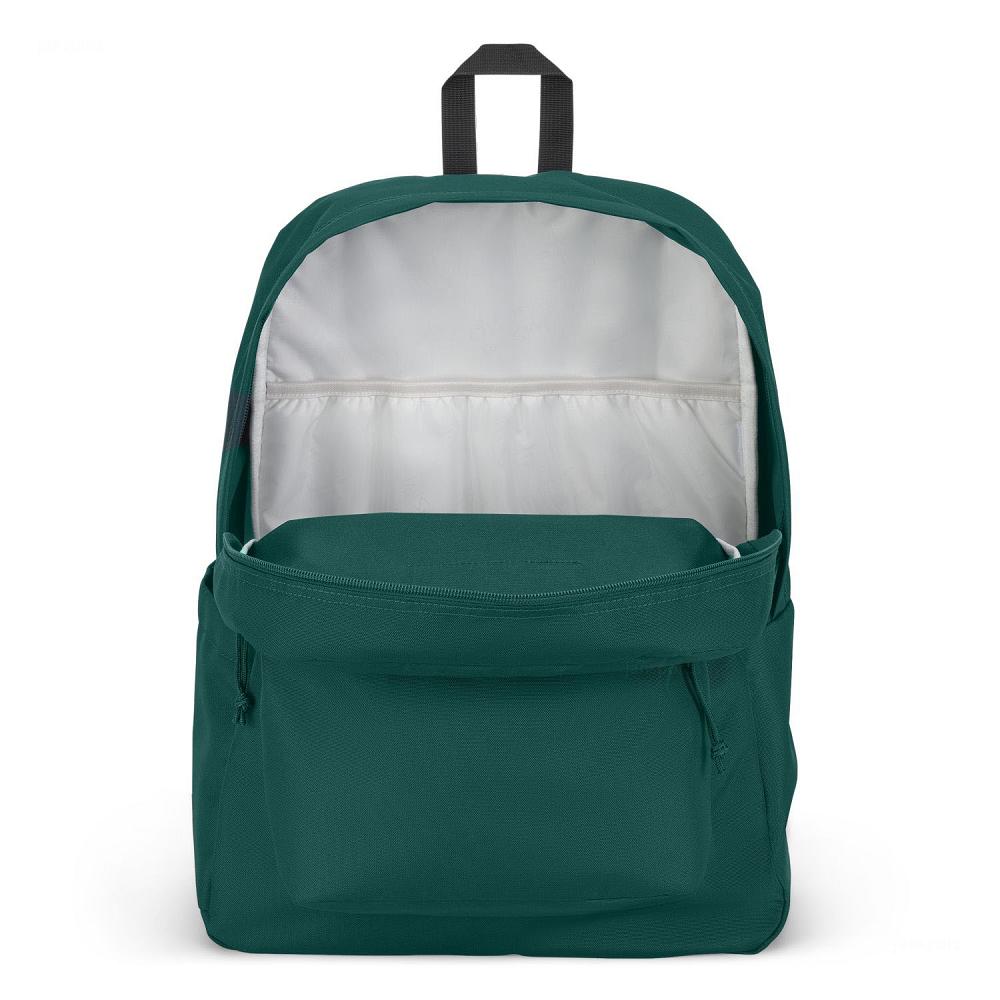 JanSport SuperBreak® Plus Laptop Backpacks Deep Green | AU_JS222