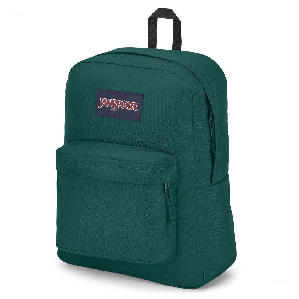 JanSport SuperBreak® Plus Laptop Backpacks Deep Green | AU_JS222