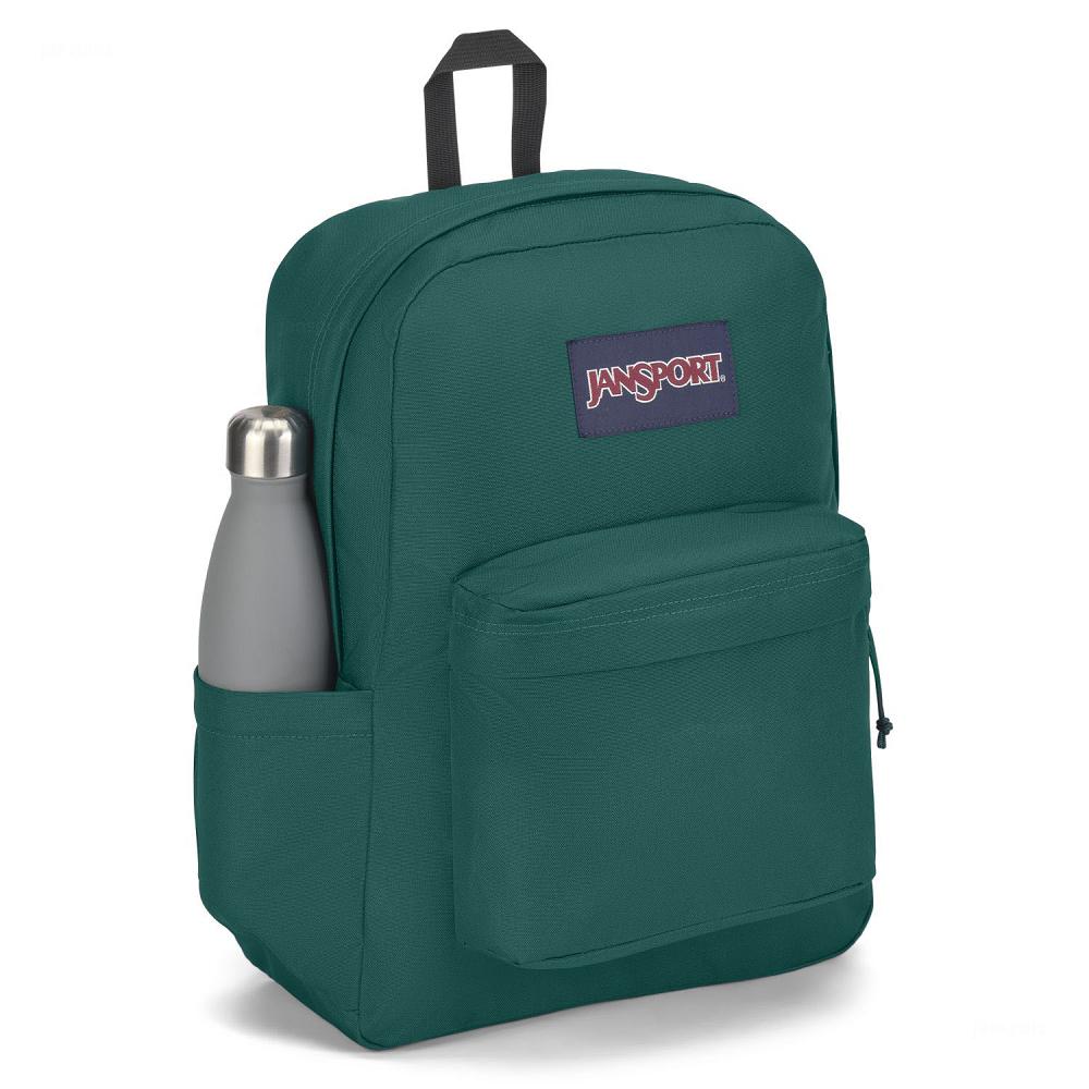 JanSport SuperBreak® Plus Laptop Backpacks Deep Green | AU_JS222