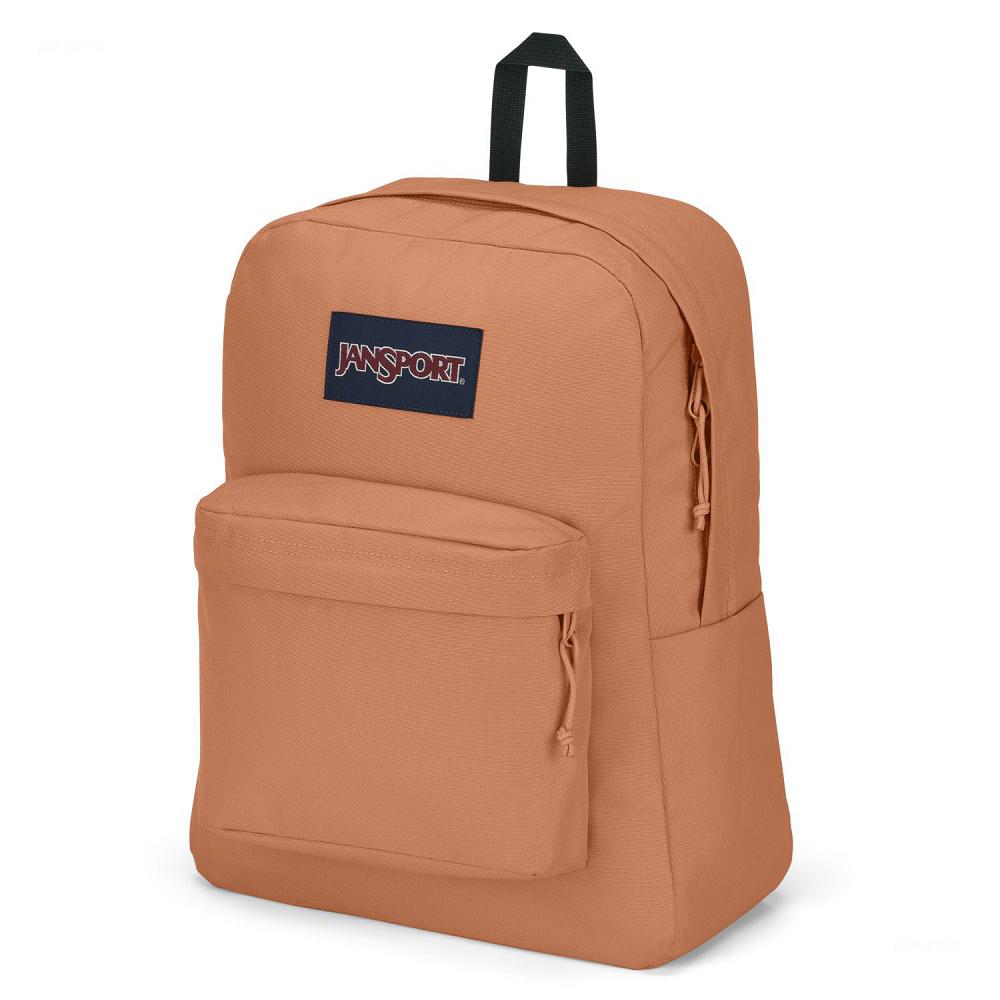 JanSport SuperBreak® Plus Laptop Backpacks Orange | AU_JS238