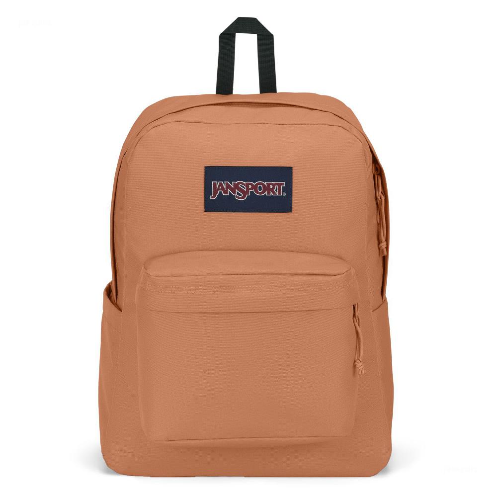 JanSport SuperBreak® Plus Laptop Backpacks Orange | AU_JS238