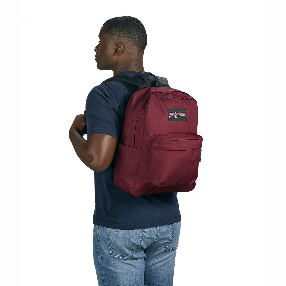 JanSport SuperBreak® Plus Laptop Backpacks Burgundy | AU_JS268