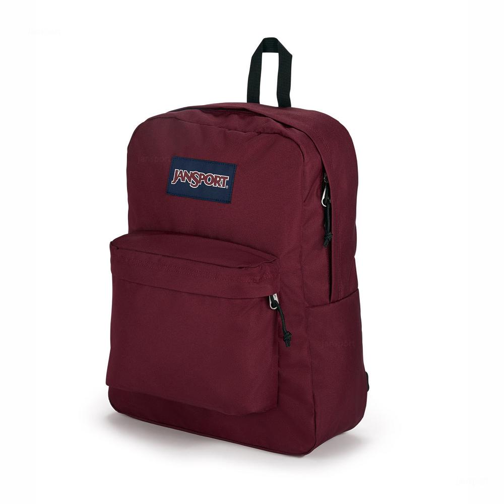 JanSport SuperBreak® Plus Laptop Backpacks Burgundy | AU_JS268