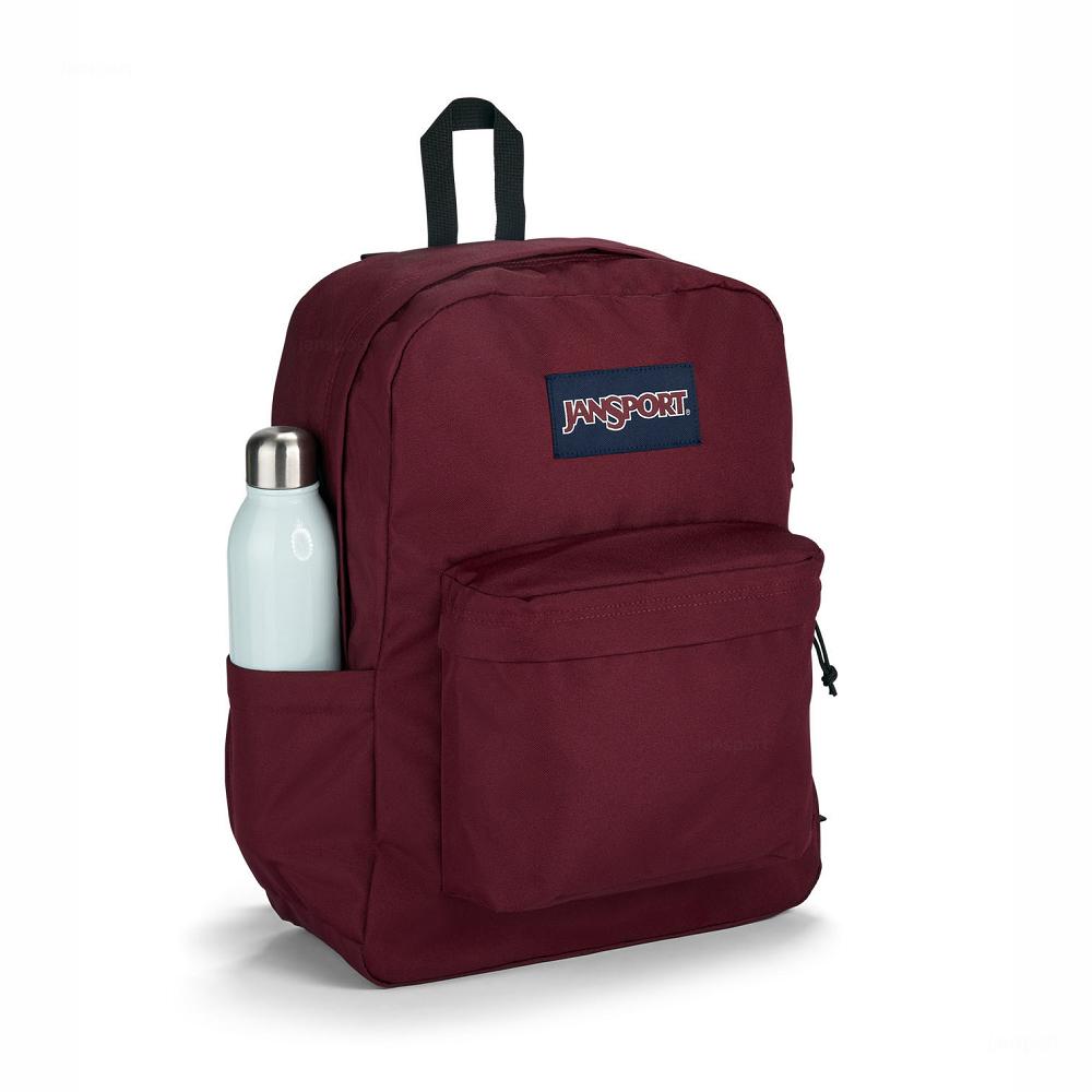 JanSport SuperBreak® Plus Laptop Backpacks Burgundy | AU_JS268