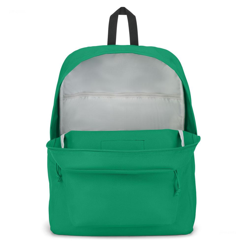 JanSport SuperBreak® Plus Laptop Backpacks Green | AU_JS273