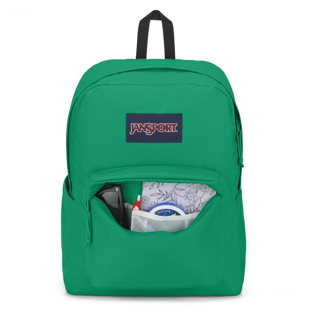 JanSport SuperBreak® Plus Laptop Backpacks Green | AU_JS273