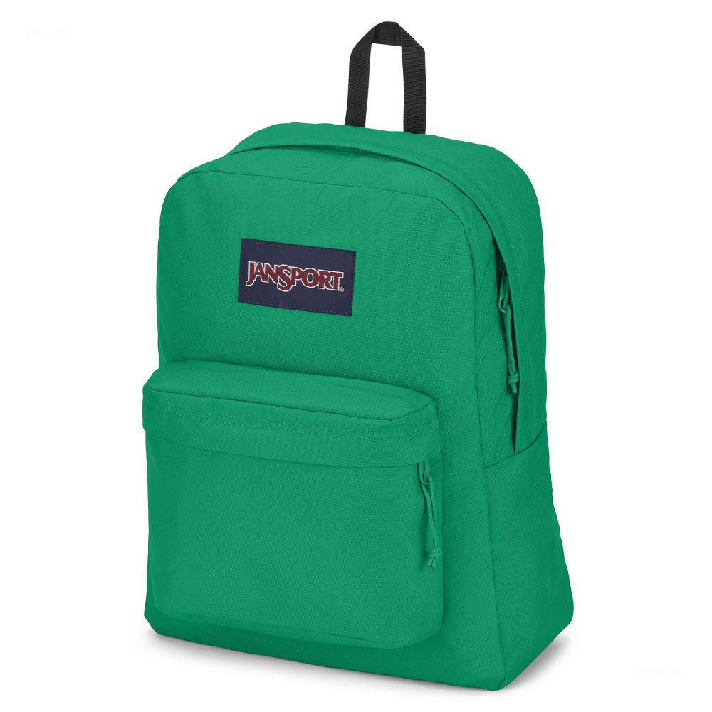 JanSport SuperBreak® Plus Laptop Backpacks Green | AU_JS273