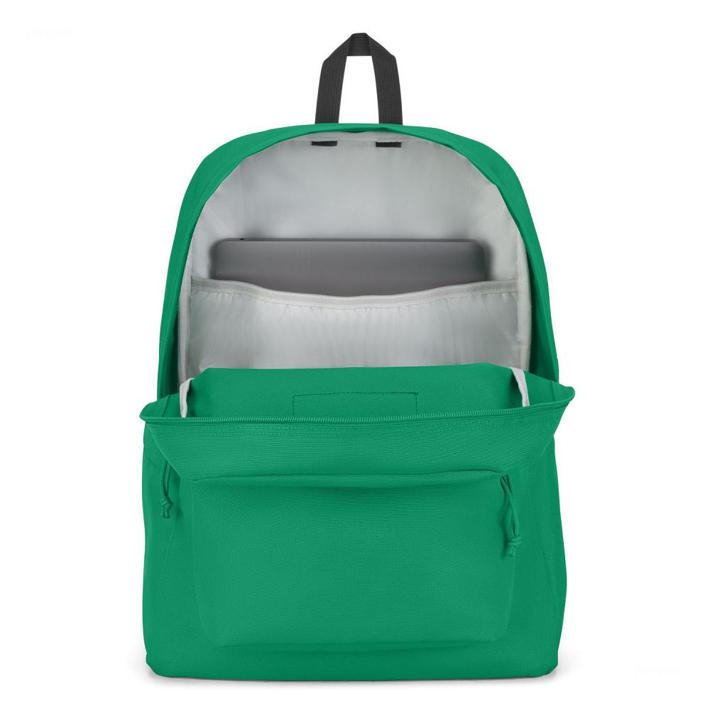 JanSport SuperBreak® Plus Laptop Backpacks Green | AU_JS273