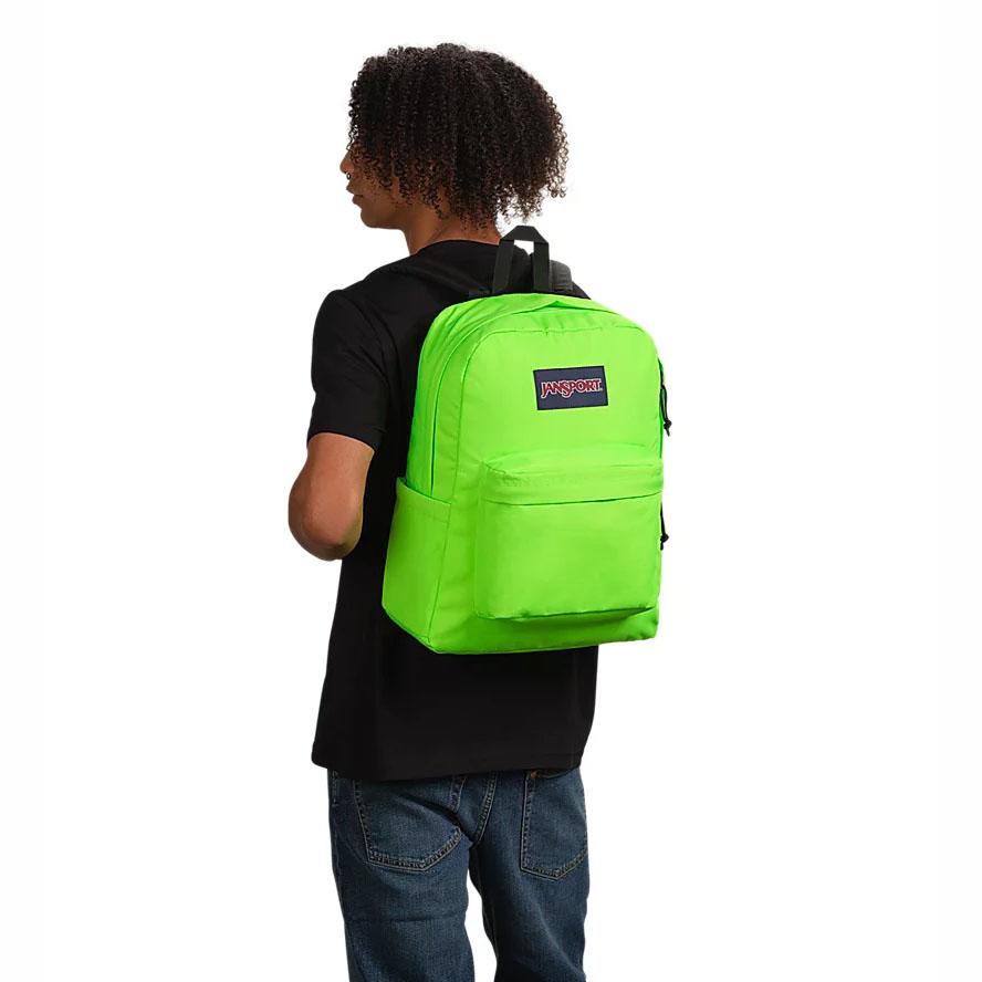 JanSport SuperBreak® Plus Laptop Backpacks Green | AU_JS336