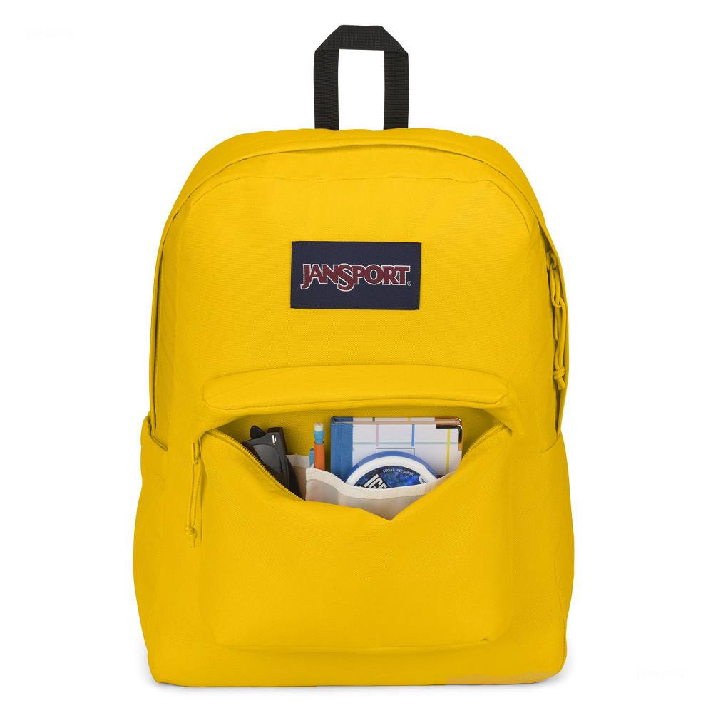 JanSport SuperBreak® Plus Laptop Backpacks Lemon | AU_JS512