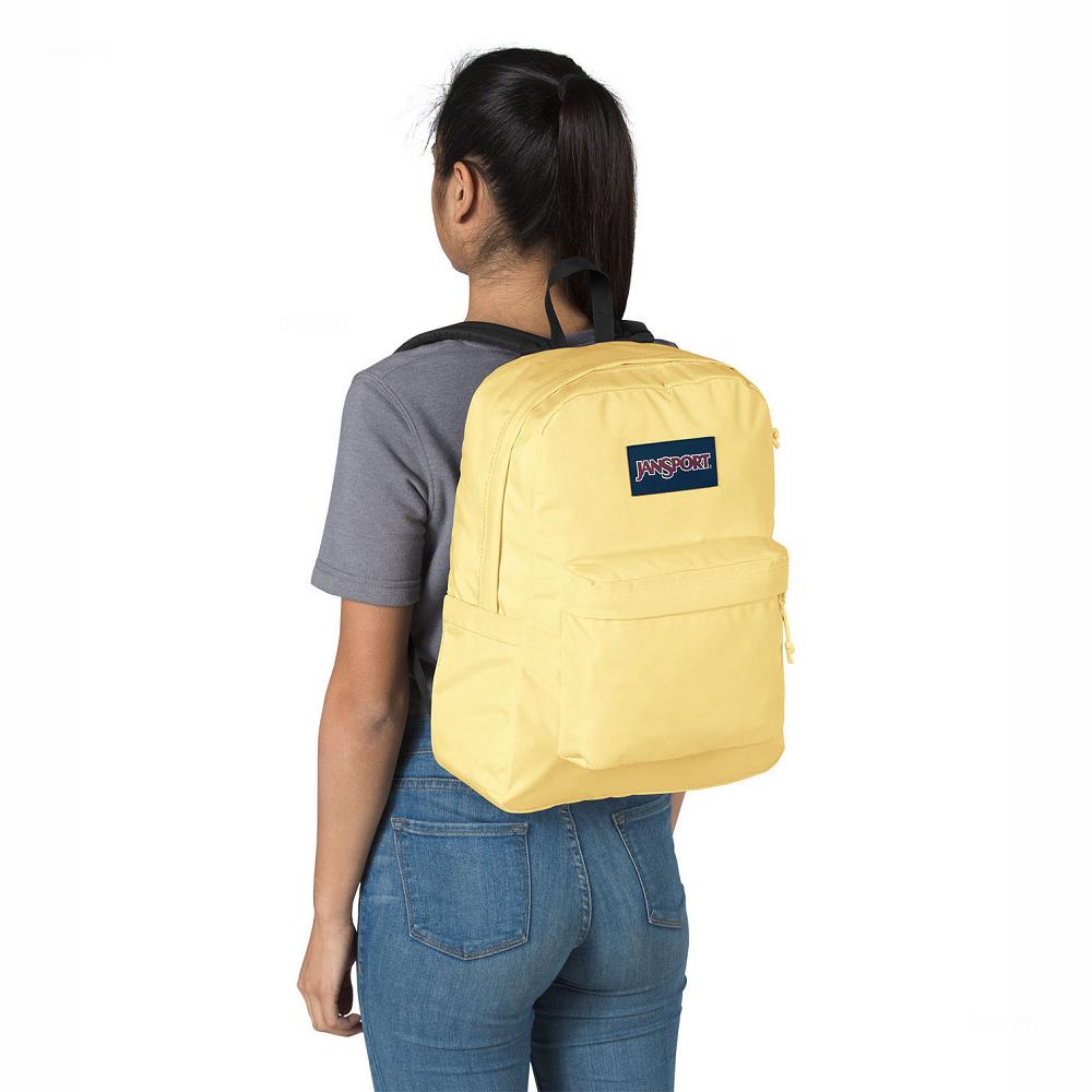 JanSport SuperBreak® Plus Laptop Backpacks Yellow | AU_JS516