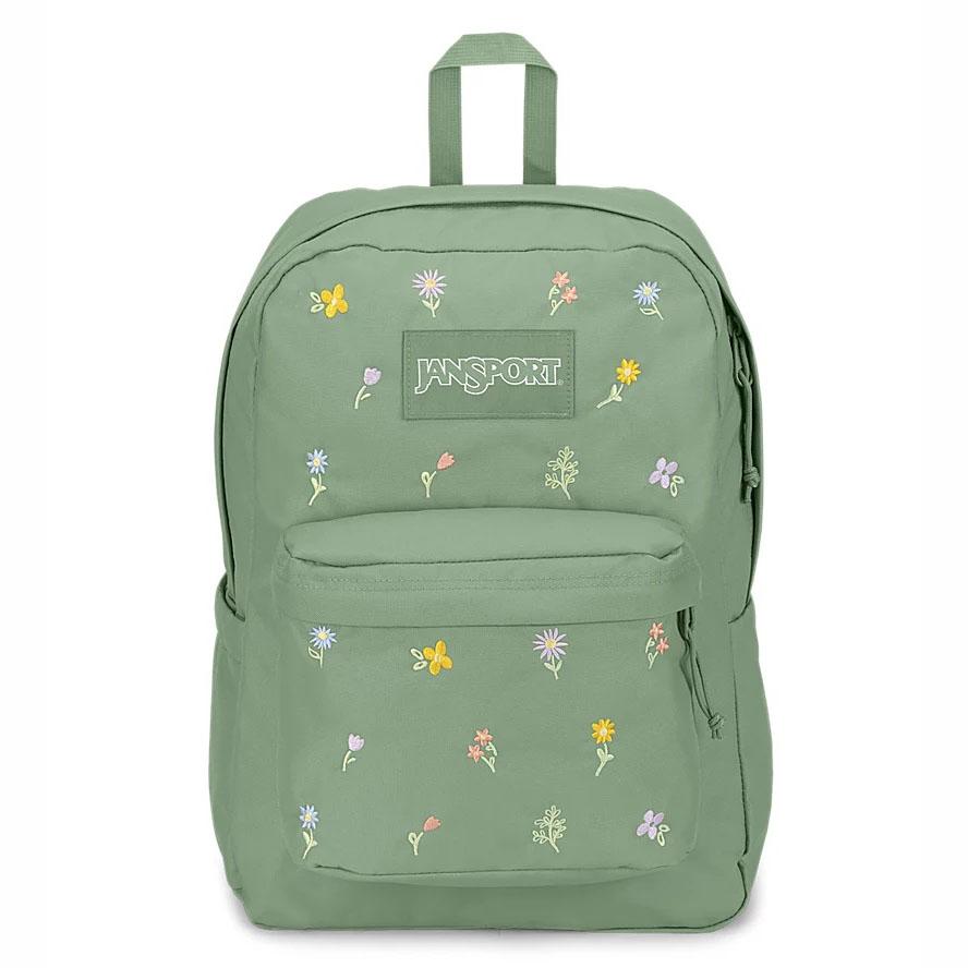 JanSport SuperBreak® Plus School Backpacks Green | AU_JS321