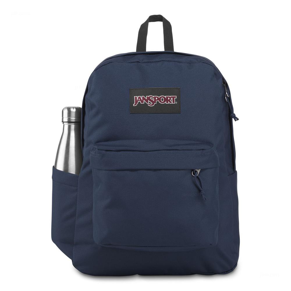 JanSport SuperBreak® Plus School Backpacks Navy | AU_JS383