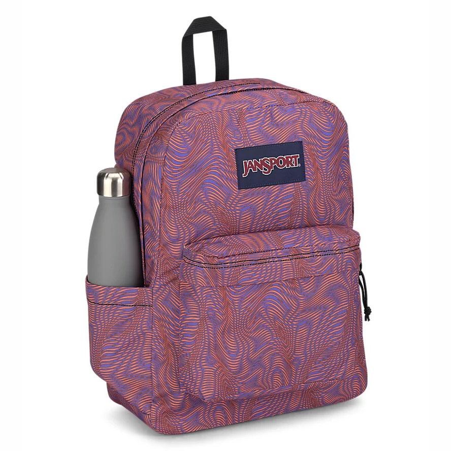 JanSport SuperBreak® Plus School Backpacks Purple / Orange | AU_JS478