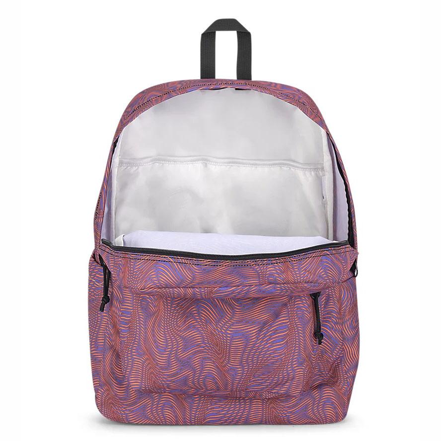 JanSport SuperBreak® Plus School Backpacks Purple / Orange | AU_JS478