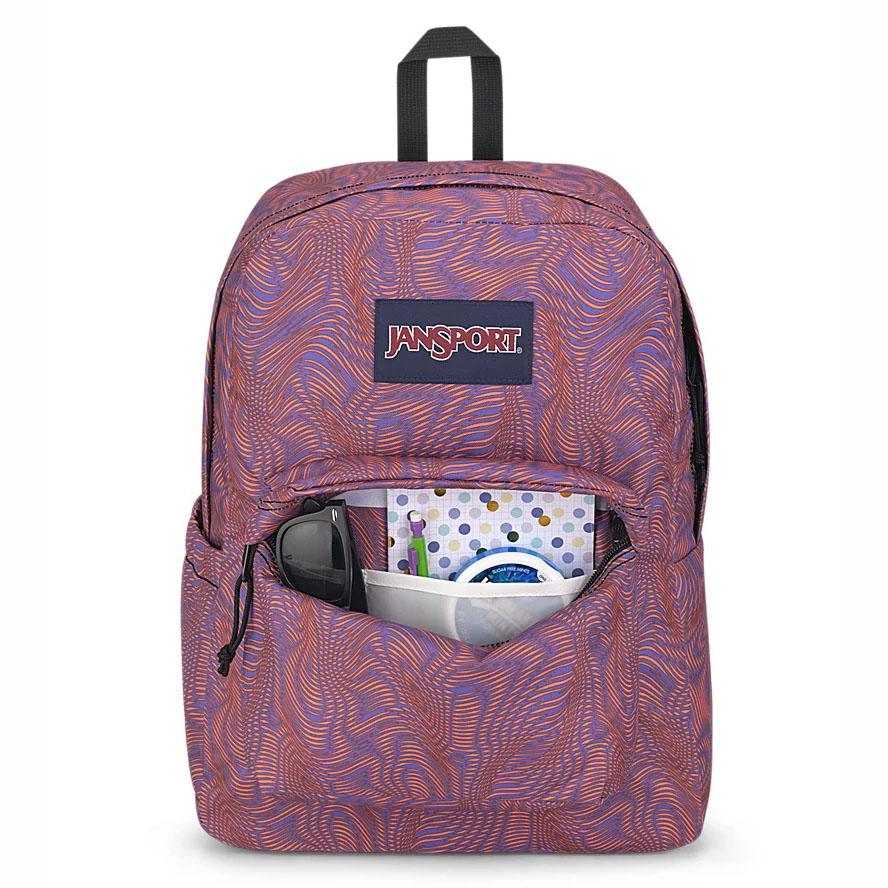 JanSport SuperBreak® Plus School Backpacks Purple / Orange | AU_JS478